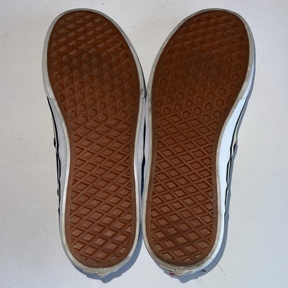 Vans Rainbow Checkerboard Slip On Skater Shoes - Picture 8 of 8